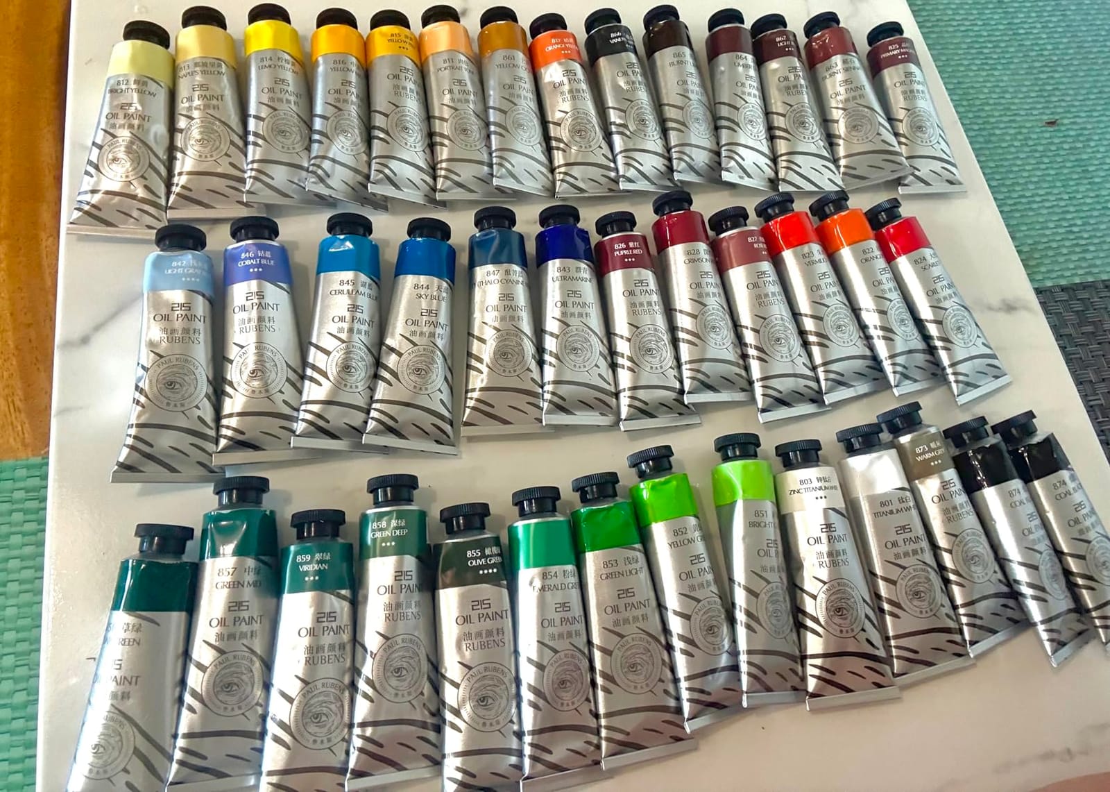 Paul Rubens Oil Paint, 20 Colors x 50ml Large Professional Tubes | High Saturation, Creamy Texture, and Consistency, Art Supplies for Artists, Students, Beginners customer photo 1
