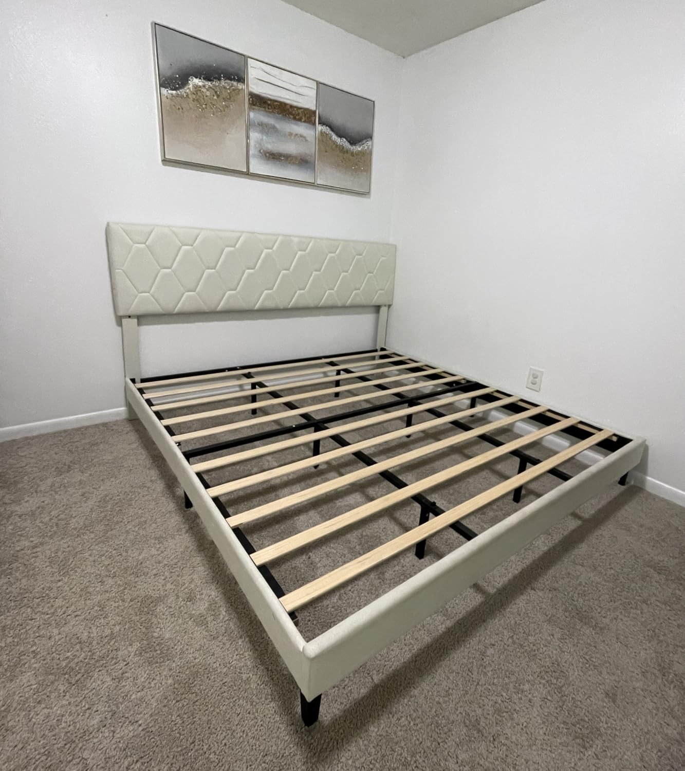 ALDRICH Box Springs King Size 9 Inch Heavy Duty Metal Mattress Foundation | Easy Clean Cover Included, 3000lbs Weight Capacity, Noise Free, Non-Slip, Easy Assembly customer photo 2