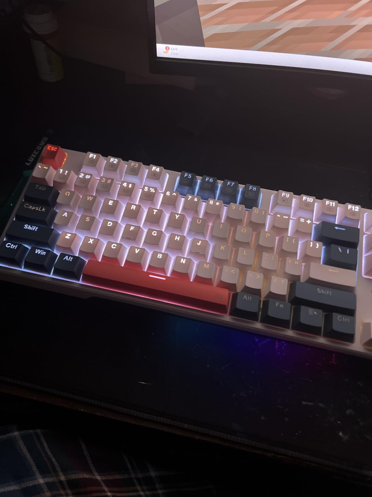 Redragon K668 108-Key Hot-Swap Wired RGB Gaming Keyboard, Extra 4 Hotkeys | Dedicated Shortcut Keys for Mute, Calc & Desktop, Cushioned Noise Dampening for Creamy Thocky Sound, Swap-Ready, PRO Software customer photo 1