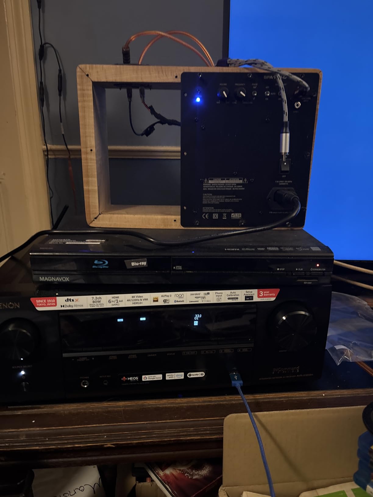 Denon AVR-X1800H 7.2 Channel AV Stereo Receiver (80W x 7), WiFi, Bluetooth | Wireless Streaming via Built-in HEOS, Supports Dolby Vision, HDR10+, Dynamic HDR, & Home Automation Systems customer photo 2