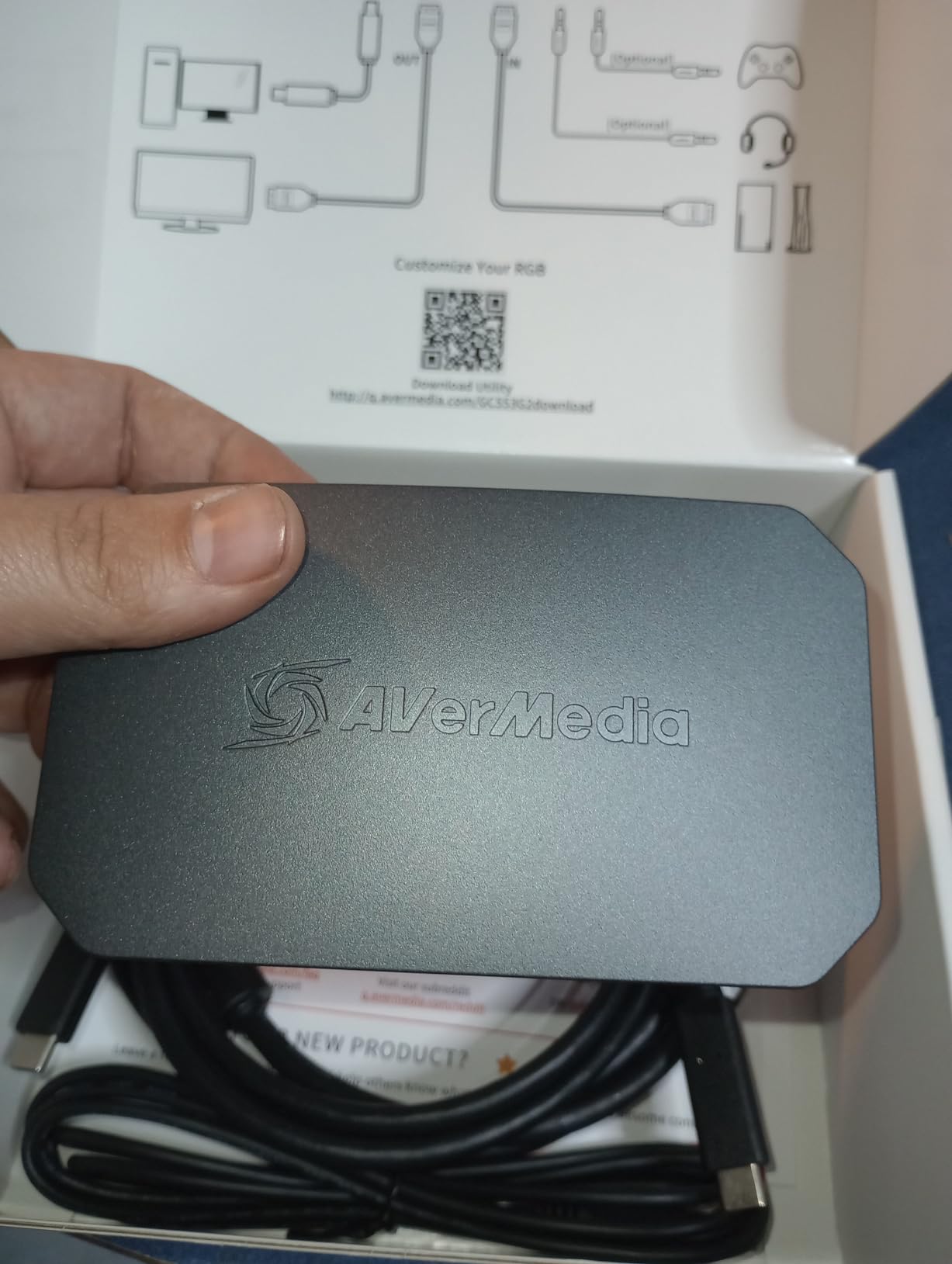 AVerMedia 4K60 Capture Card with HDMI 2.1, Low Latency, 4K144/4K120 Passthrough, Game Capture Device for PS5, PS5 Pro, Xbox, Switch, Streaming on Twitch, OBS on Mac & PC, GC553G2 Live Gamer Ultra 2.1 customer photo 1