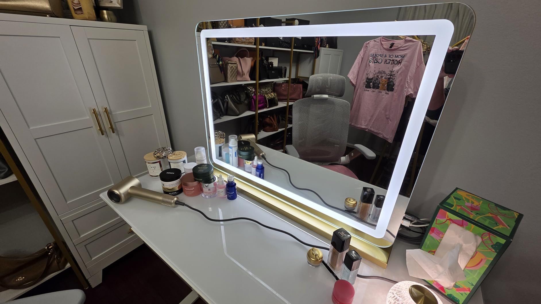 Gvnkvn Makeup Vanity Mirror with Lights 32