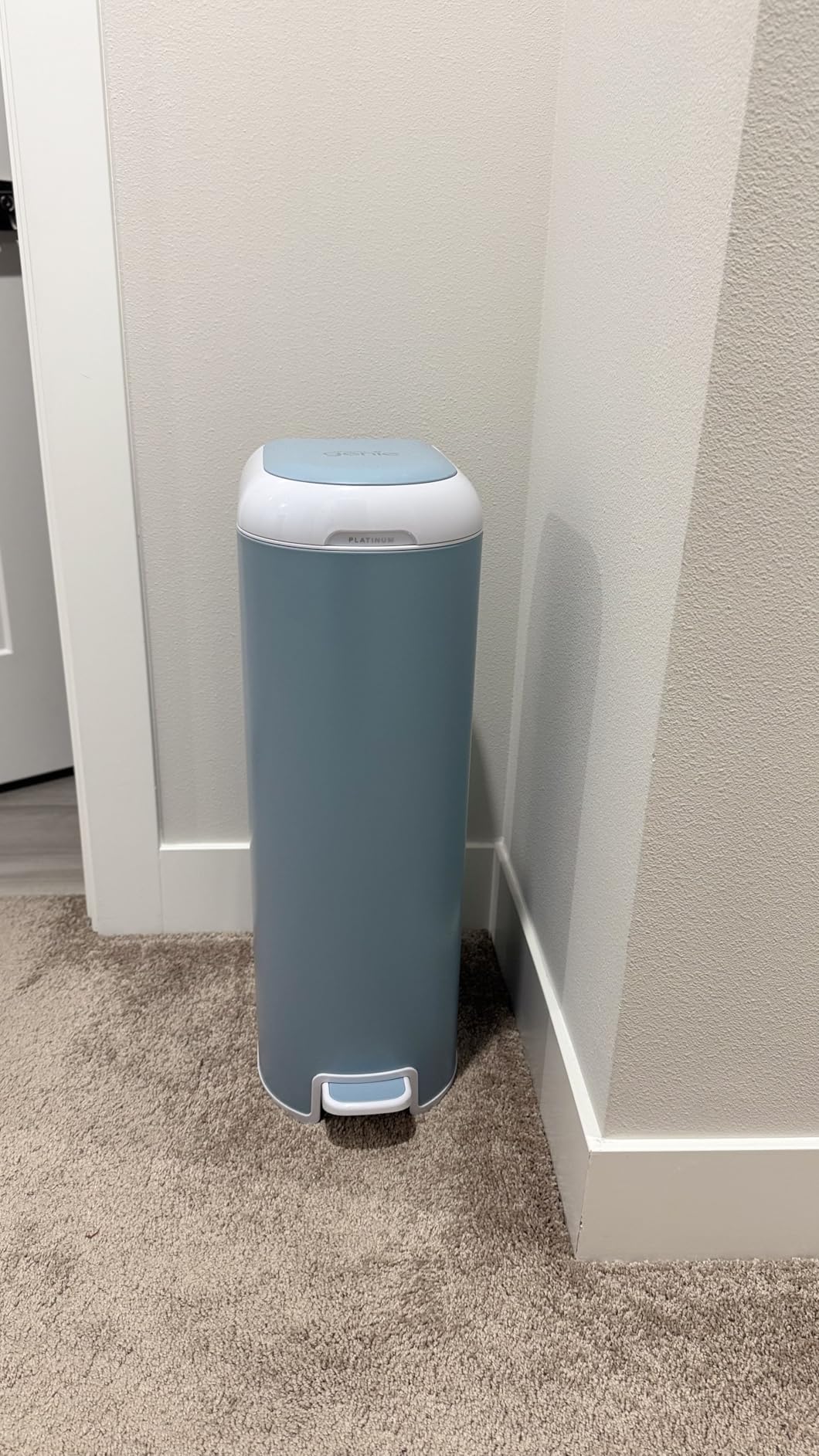 Diaper Genie Platinum Pail | Stainless Steel with Easy Roll Refill System customer photo 2