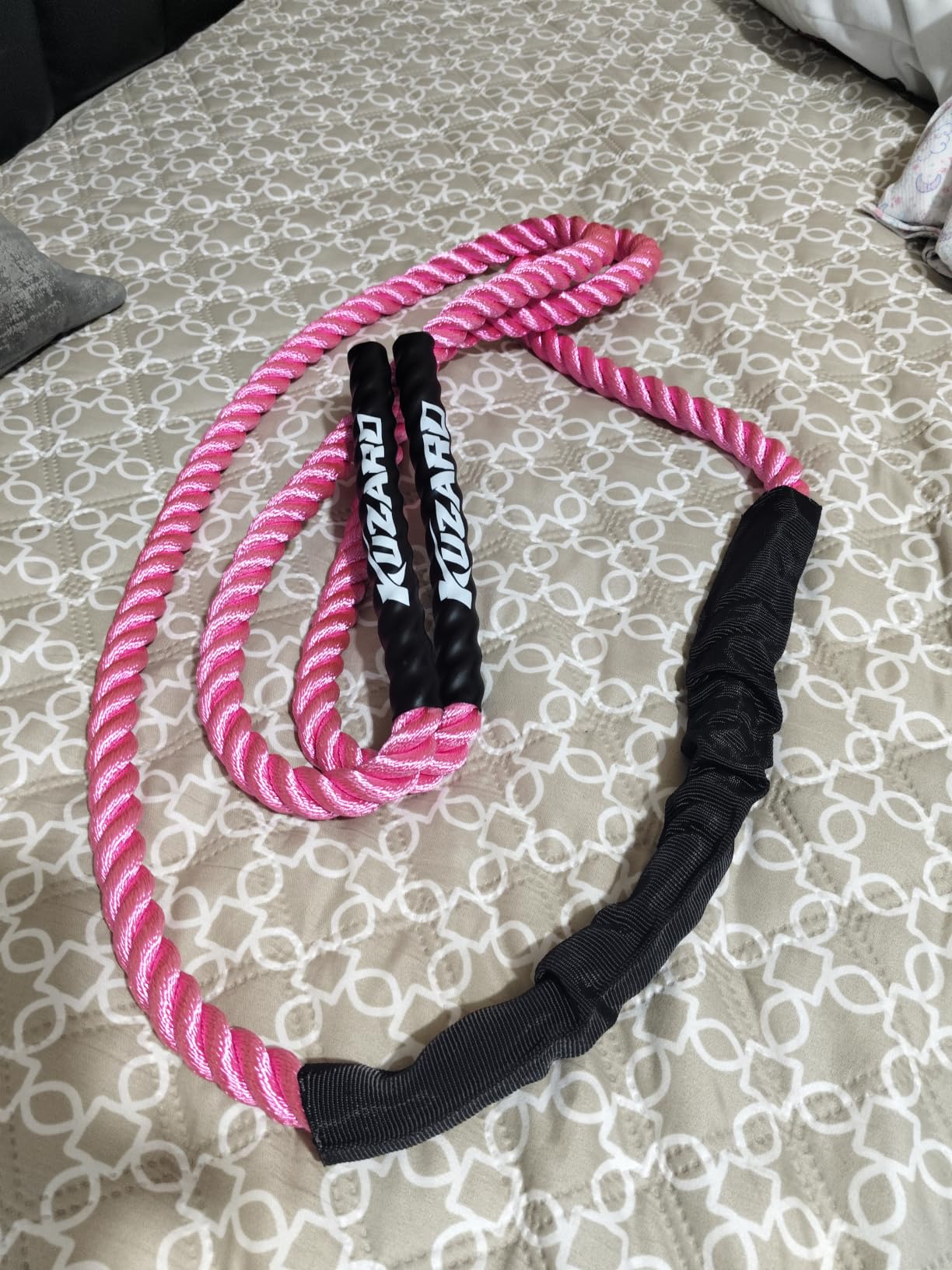 KUZARO Jump Rope, Weighted Jump Rope for Women, Heavy Jump Ropes for Fitness, Home Gym Exercise Equipment, Adult Skipping Rope for Improve Strength, Weight Loss, Boxing Training,Total Body Workout Equipment customer photo 1