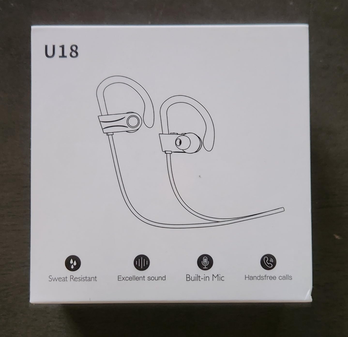 JOYWISE Bluetooth Headphones, Wireless Earbuds IPX7 Waterproof for Gym | Bluetooth 5.3 Headphones with 16Hrs Playtime Stereo Bass Headsets with Mic Running Headsets with Earhooks for Sports Running customer photo 1