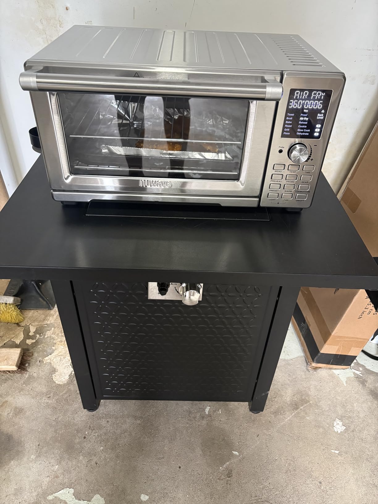 Nuwave Bravo XL Pro Air Fryer Toaster Oven, Improved 100% Super Convection | Quicker & Crispier Results, 100 Presets, Multi-Layer Even Cooking, 50-500F, Smart Probe, PFAS Free, 30QT, Stainless Steel customer photo 2