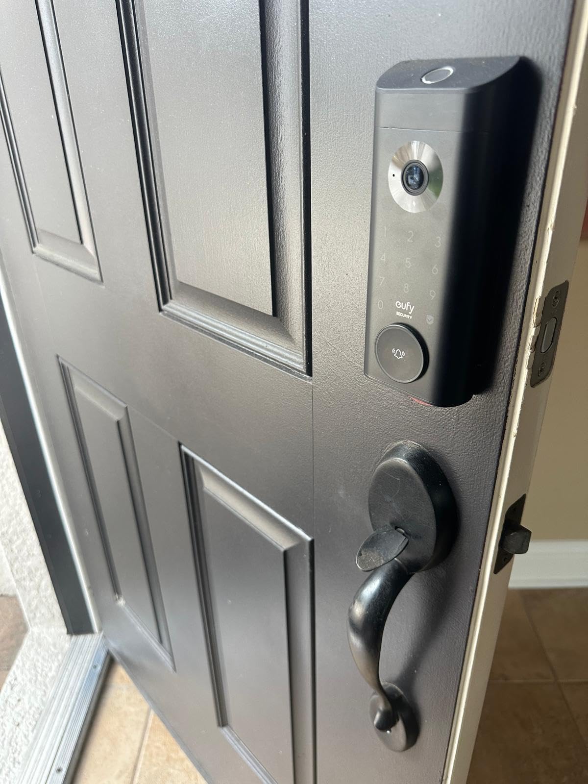 eufy Security Video Smart Lock E330, Fingerprint Keyless Entry Door Lock, Smart Deadbolt with Doorbell Camera and Built-in Wi-Fi, Auto Lock, 8GB Built-in Storage customer photo 1