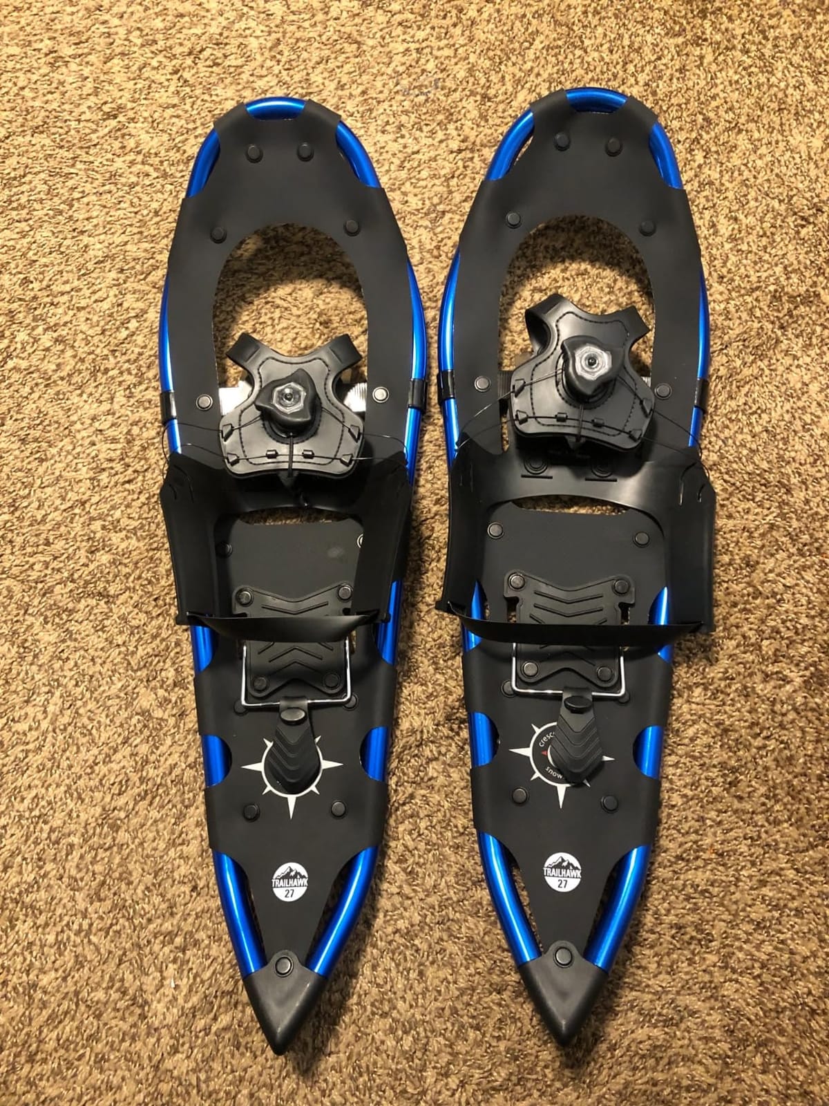 Crescent Moon Trailhawk 27 Ultralight Snowshoes with Spin Binding, Heel-Lift & Steel Crampons customer photo 1
