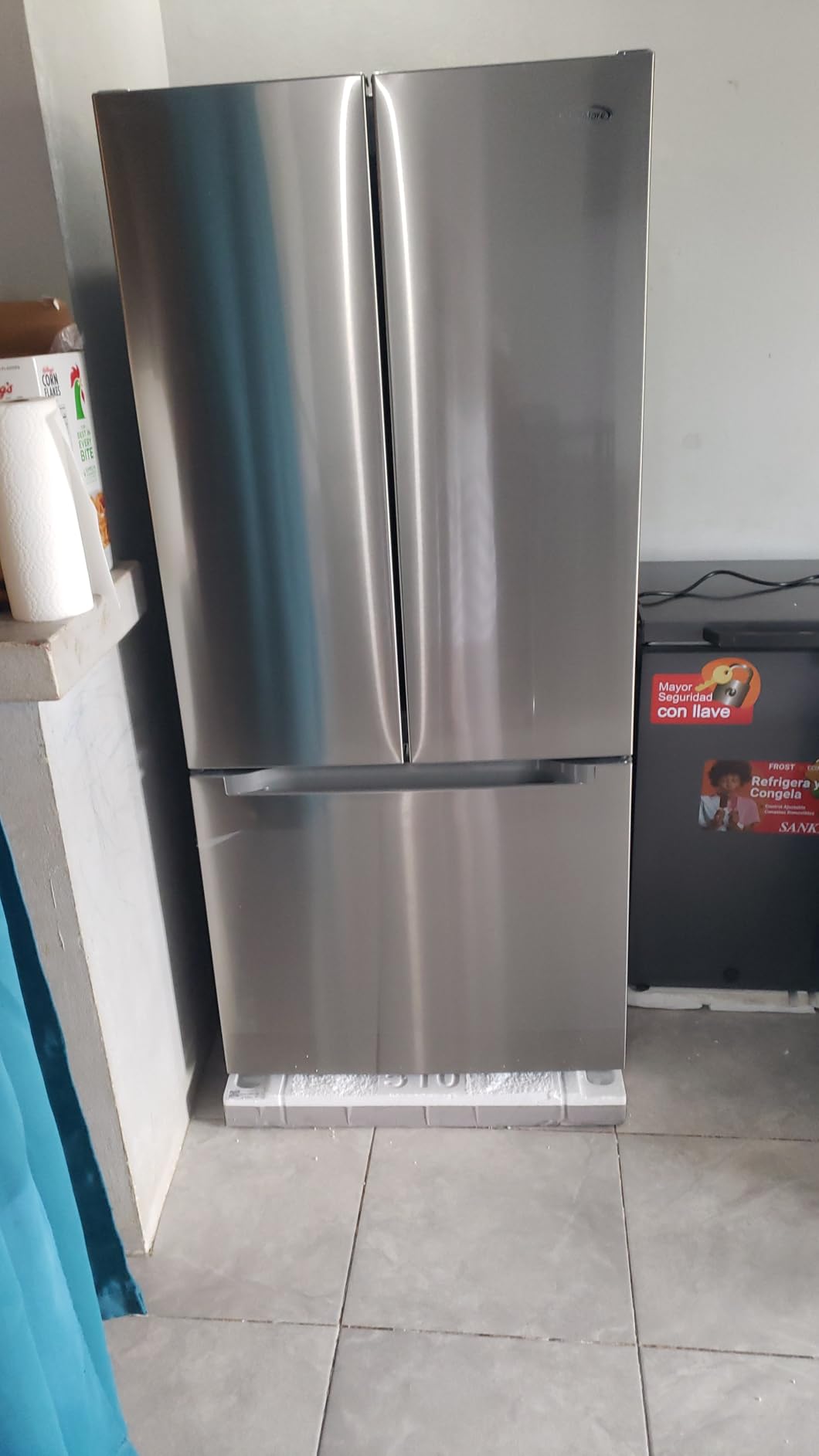 KoolMore 30-Inch and 18.5 cu. ft. Counter Depth French Door Refrigerator with Three Doors and Deep Freezer in Stainless-Steel (KM-RERFDSS-18C) customer photo 2