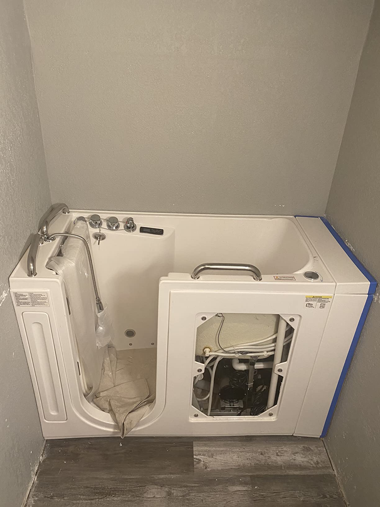 ANZZI Walk In Tub, 30 X 53 In, Right Drain, Air & Whirlpool Jets, 110v customer photo 1