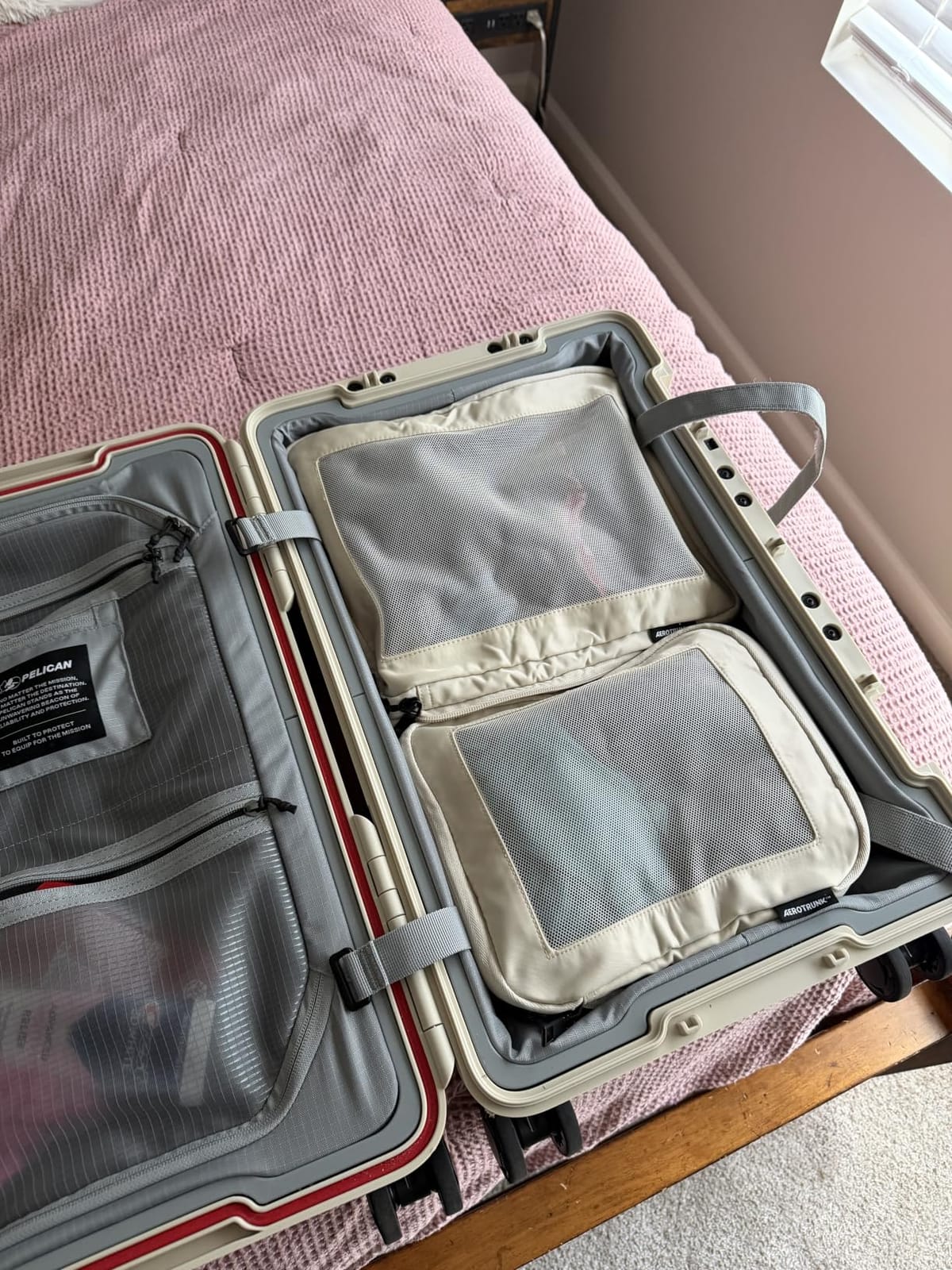 Aerotrunk Compression Packing Cubes for Travel, 6-Pack, Beige customer photo 1