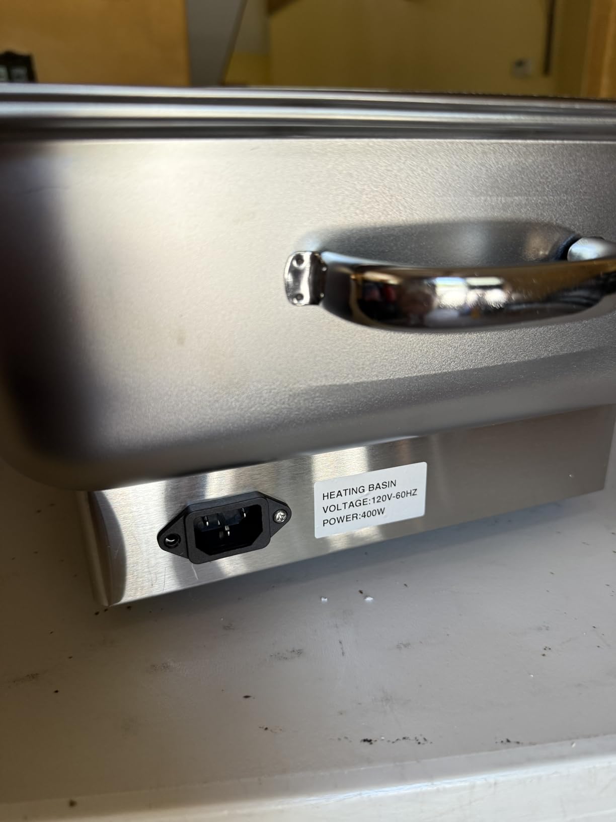 Electric Chafing Dish Buffet Set, 9 QT Buffet Servers and Warmers Stainless Steel, Commercial Food Warmer with 1 Full-Size Pan & 2 Half-Size Pan, Temperature Control Display for Parties, Catering customer photo 2