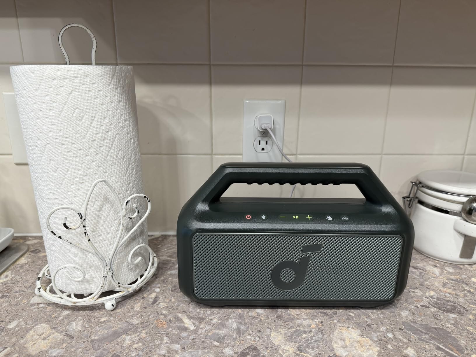 Soundcore Boom 2 by Anker, 80W Outdoor Bluetooth Speaker, 24H Playtime | IPX7 Waterproof, BassUp 2.0, Floatable, RGB lights, USB-C, Custom EQ via soundcore App, Portable for Camping and Beach customer photo 1