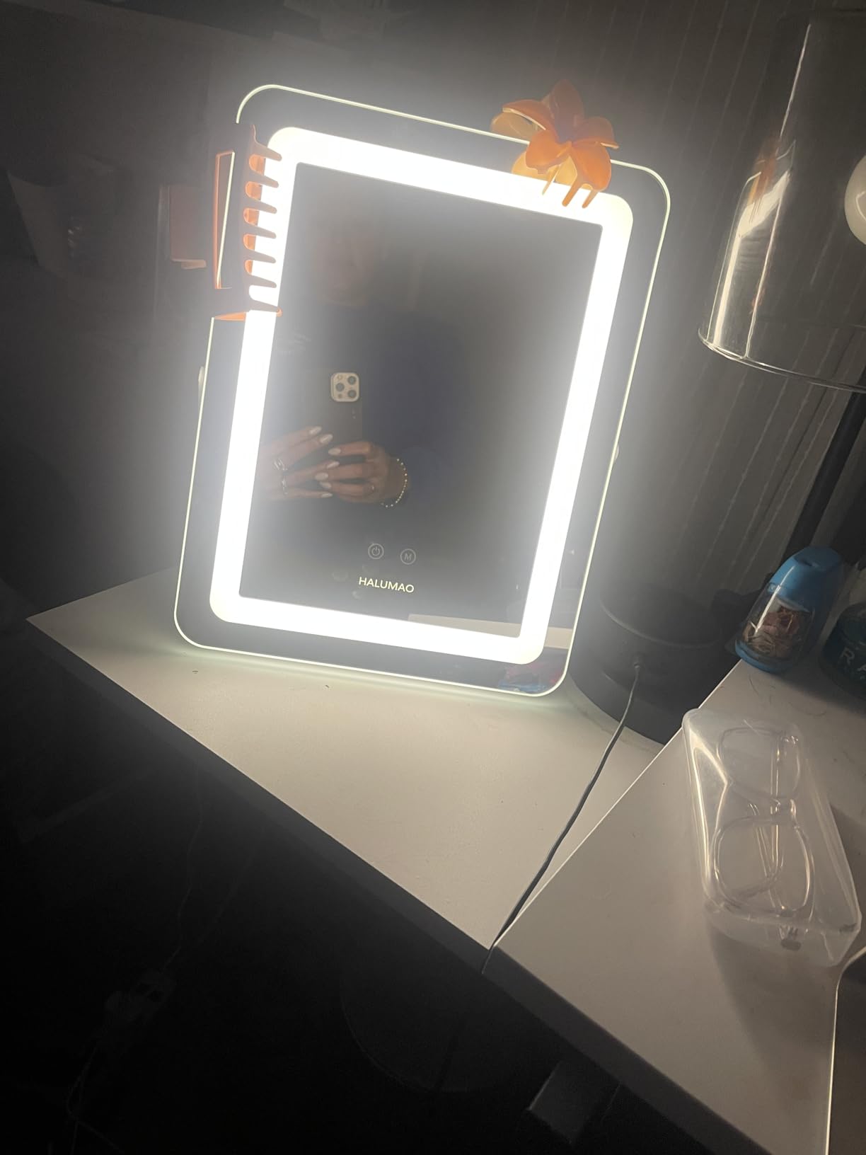 halumao Vanity Mirror with Lights, 14.5