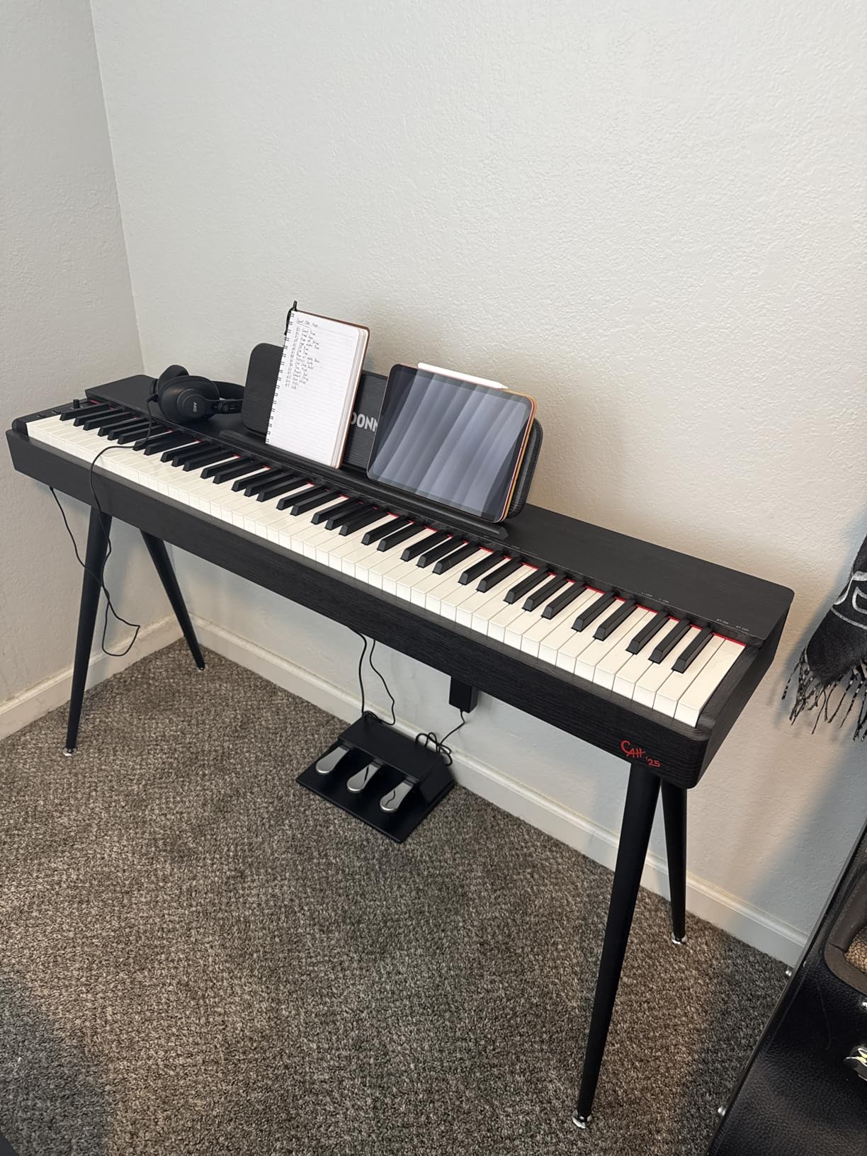 Donner OURA DDP-60 88 Key Digital Piano: Full Size Keyboard, Sensitive Touch, 8 Reverbs, Recording, 128 Voices. Includes Three Pedal, Electric Piano Keyboard for Beginners customer photo 2