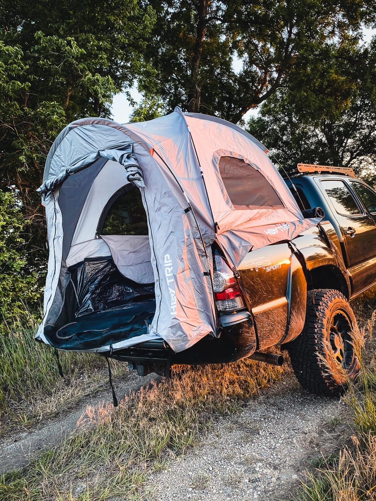 HEYTRIP Truck Bed Tent 5.5ft-6.8ft Waterproof Pickup Truck Tent Double Layer 2 Person Truck Tent Camper for Camping Fishing customer photo 2