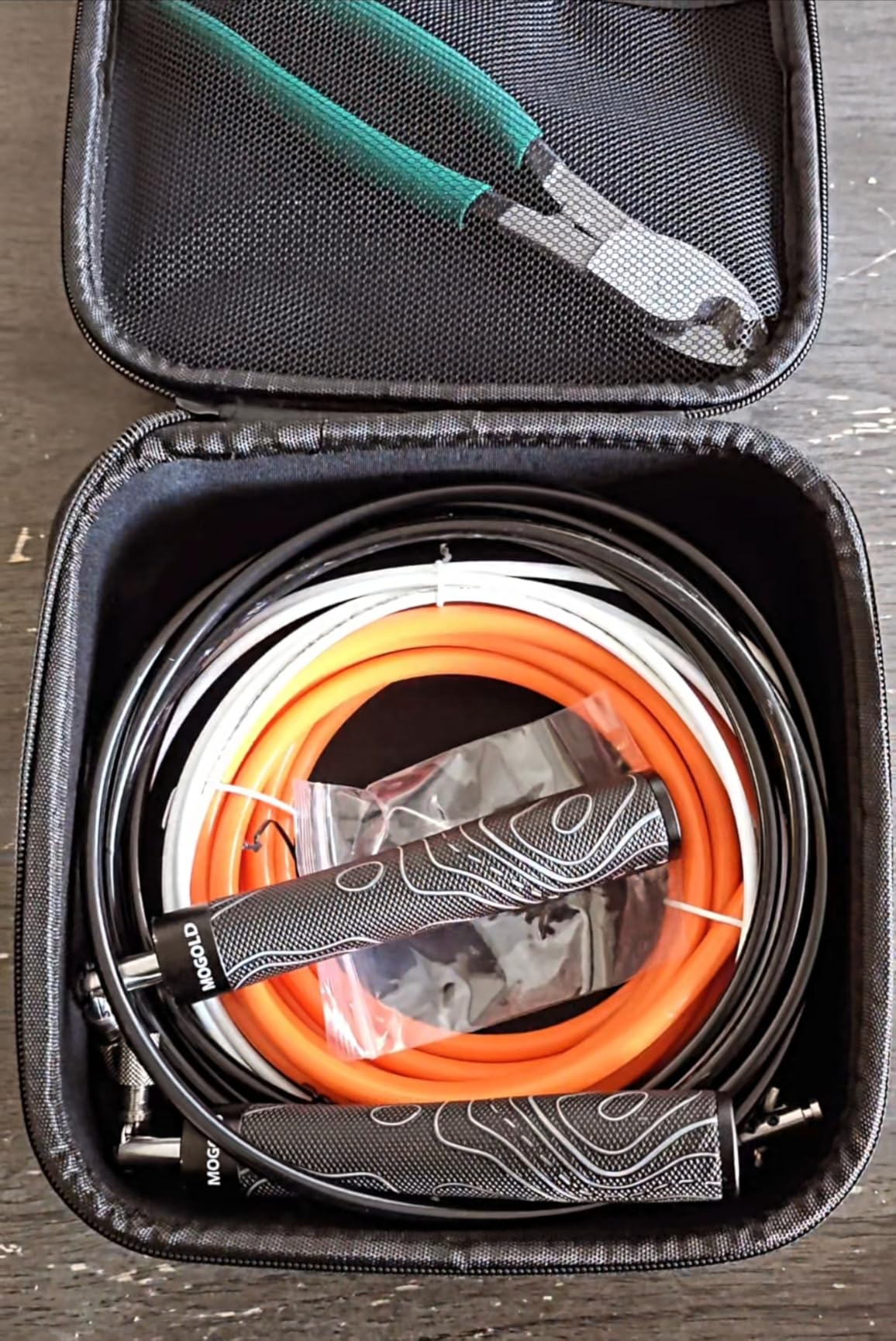Weighted Jump Rope for Men Women -Interchangeable 1/5lb 1/4lb 1/2lb Heavy jump ropes - 360 Degree Spin - Length Adjustable,Ergonomics Leather Grip Skipping Rope for Fitness Weight Loss & More customer photo 2