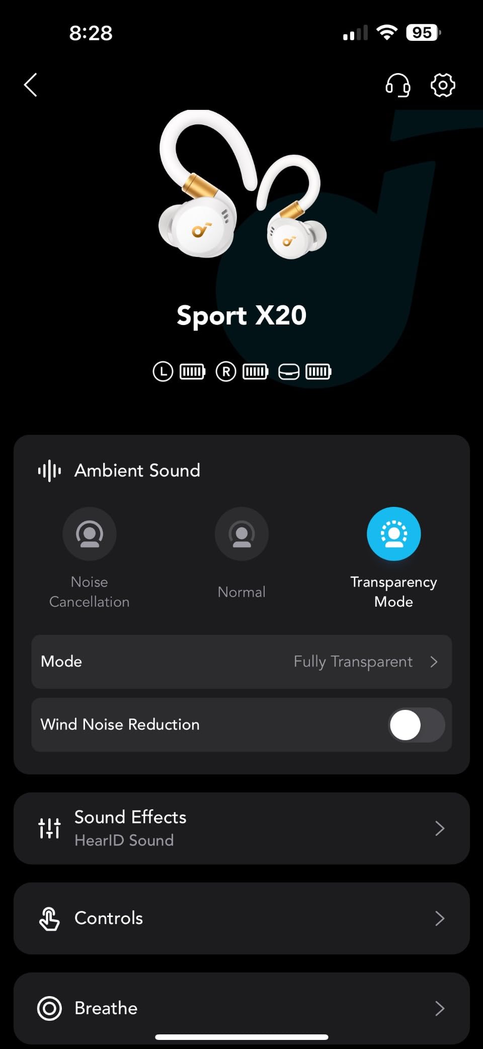 Soundcore Sport X20 by Anker Noise Cancelling Workout Earbuds, Ear Hooks | Rotatable and Extendable Ear Hooks, Deep Bass, IP68 Waterproof, Sweatproof, Dustproof, 48H Playtime, Sport Earbuds for Gym customer photo 1