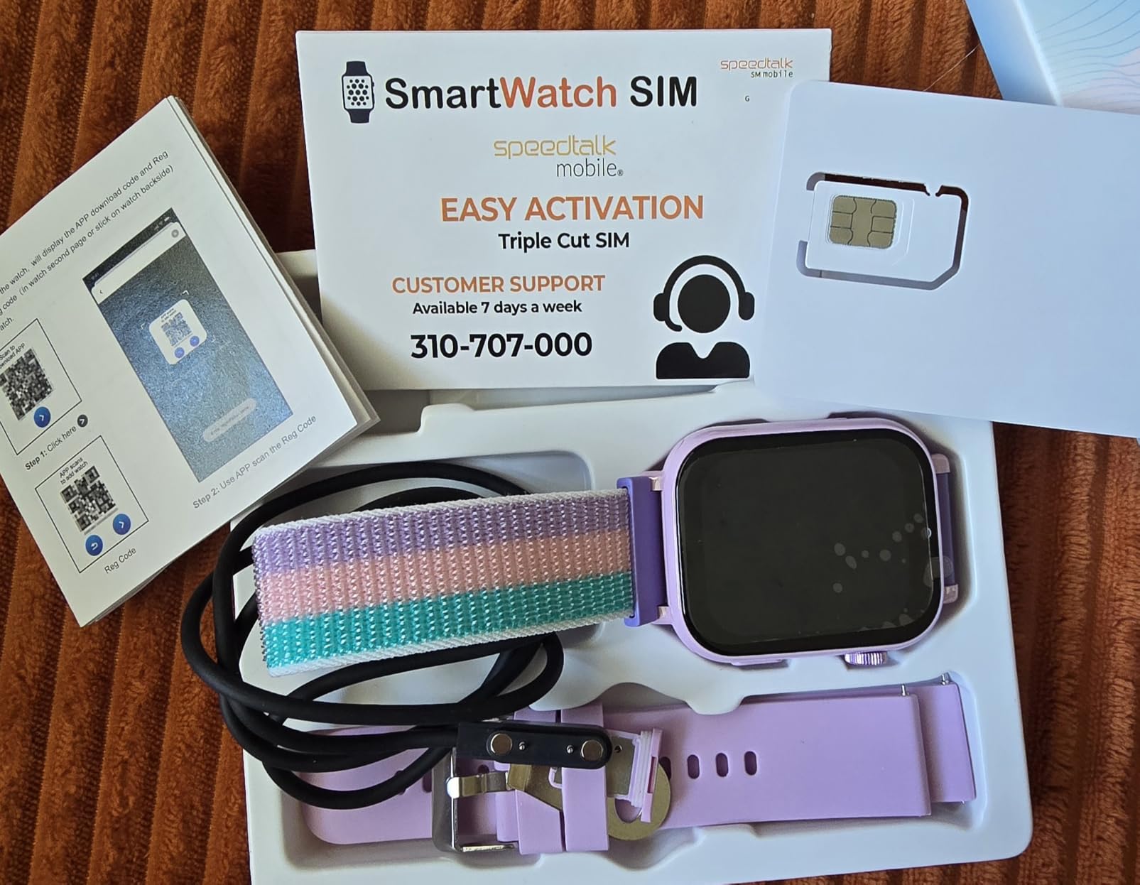 4G Kids Smart Watch Phone GPS, Smartwatch for Boys Girls Ages 4-12 Years with Video Call Chat Class Mode SOS Camera Alarm Games Parental App Touch Watch Gifts for Children (Includes SIM Card) Grey customer photo 1