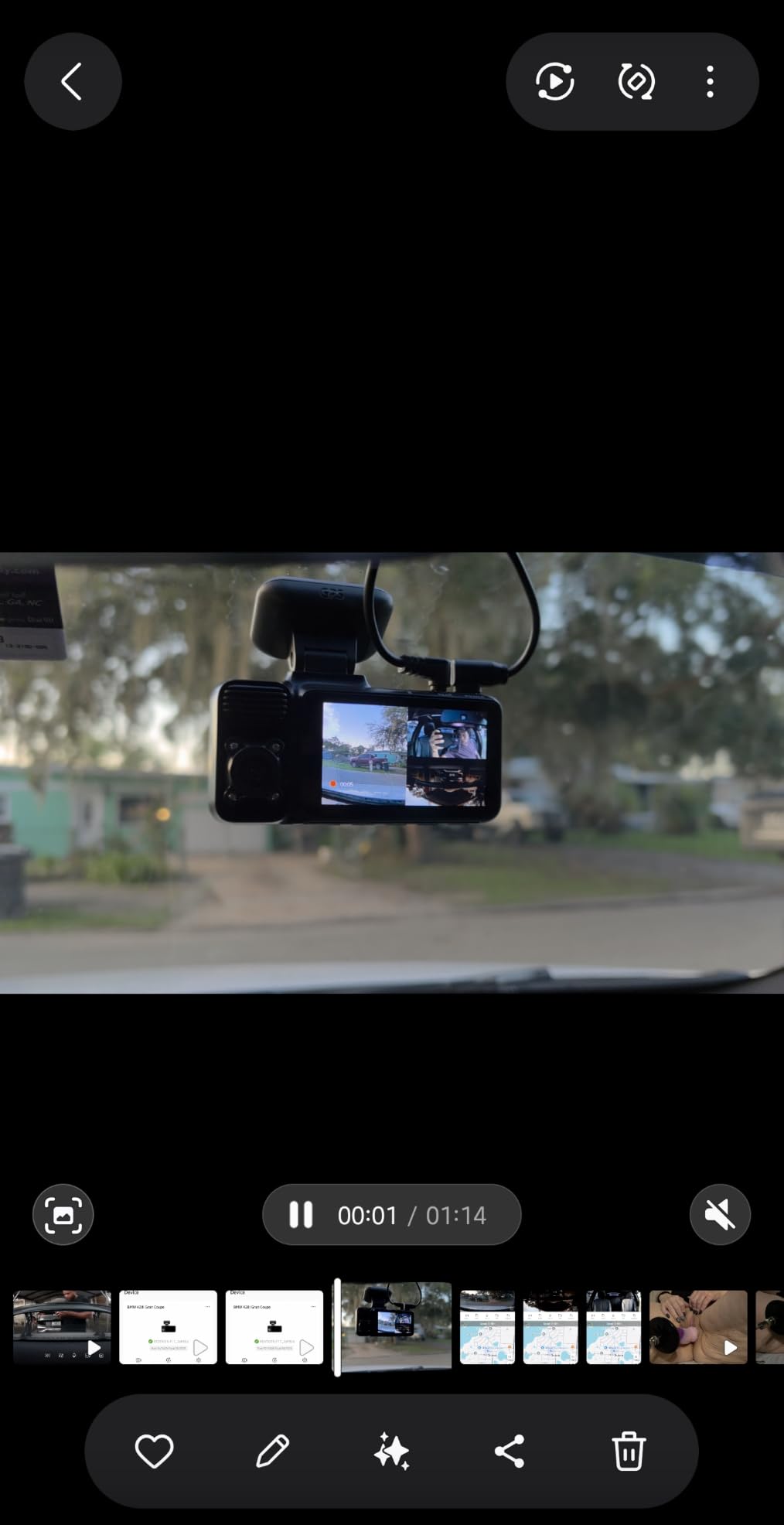 REDTIGER F17 4K 3CH Dash Cam, STARVIS 2 Sensor HDR, 64GB Card, 5.8GHz WiFi, 2160P+1080P*2 Front Inside and Rear, 4 IR Night Vision, G-Sensor, GPS Tracking, Exclusive App, WDR Car Camera, Parking Mode customer photo 2