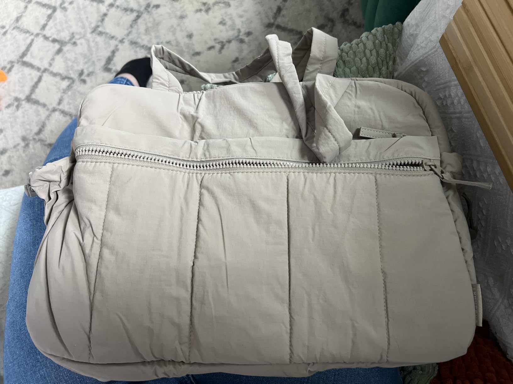 BAGSMART Duffle Bag for Travel, Gym Bag for Women, Weekender Carry on customer photo 1
