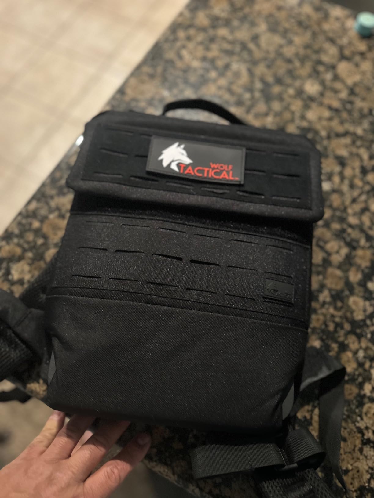 WOLF TACTICAL Weighted Backpack Rucking Backpack for Weight Plates Rucksack for Running Walking Strength Training customer photo 1