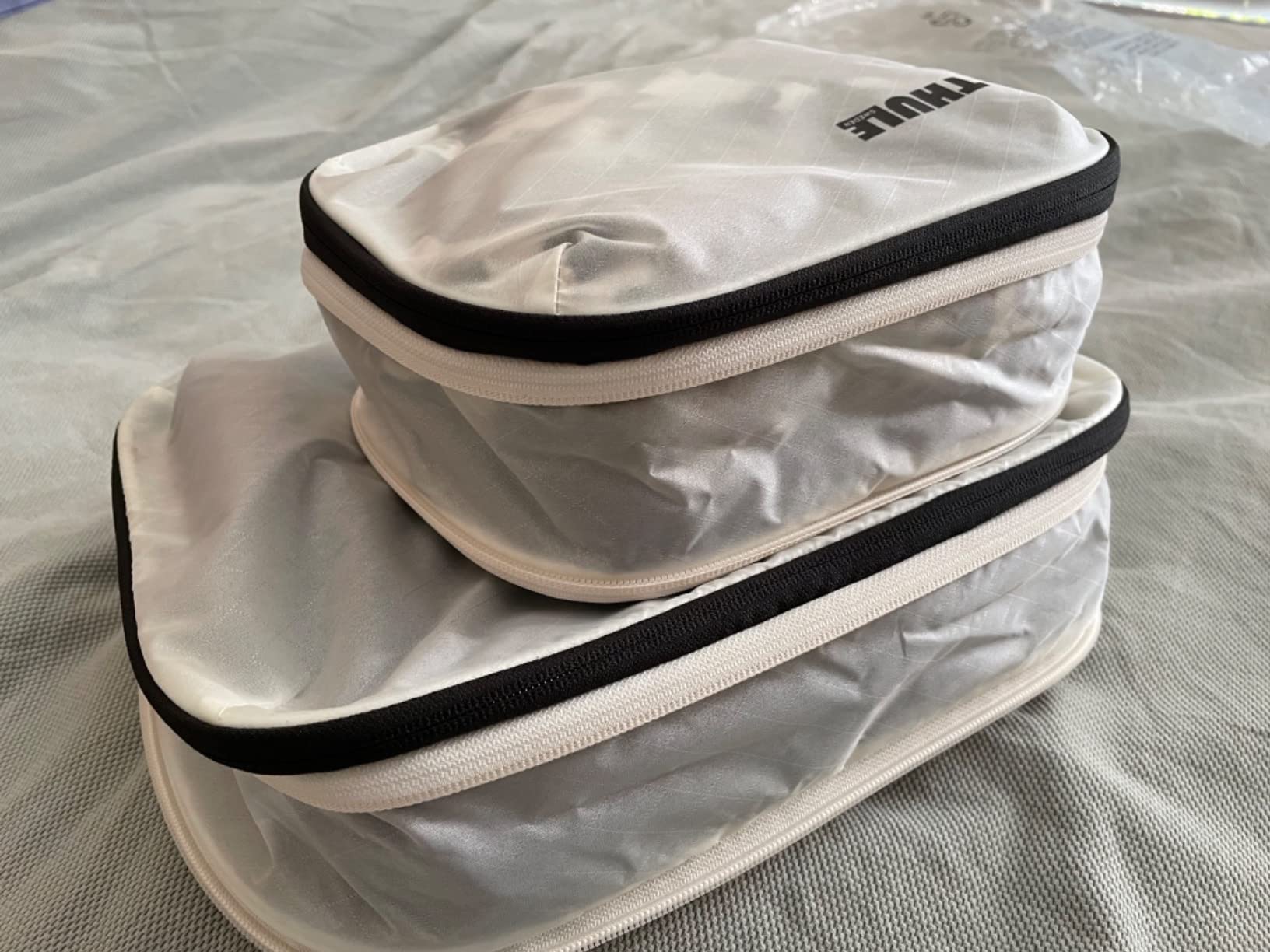 Thule compression cube set Pond gray customer photo 2
