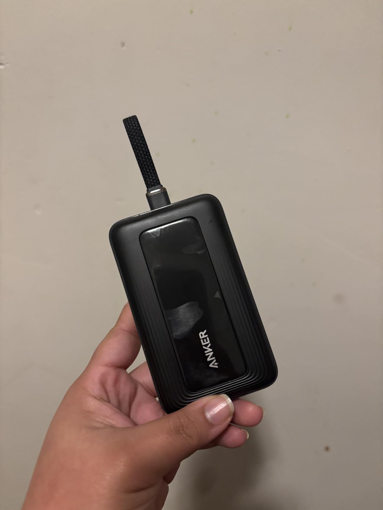 Anker Power Bank,10,000mAh 30W with USB-C Travel Essential Portable Charger | 30W Portable Charger with USB-C Input and Output for iPhone 17 / 16, Galaxy, and More (Black) customer photo 1