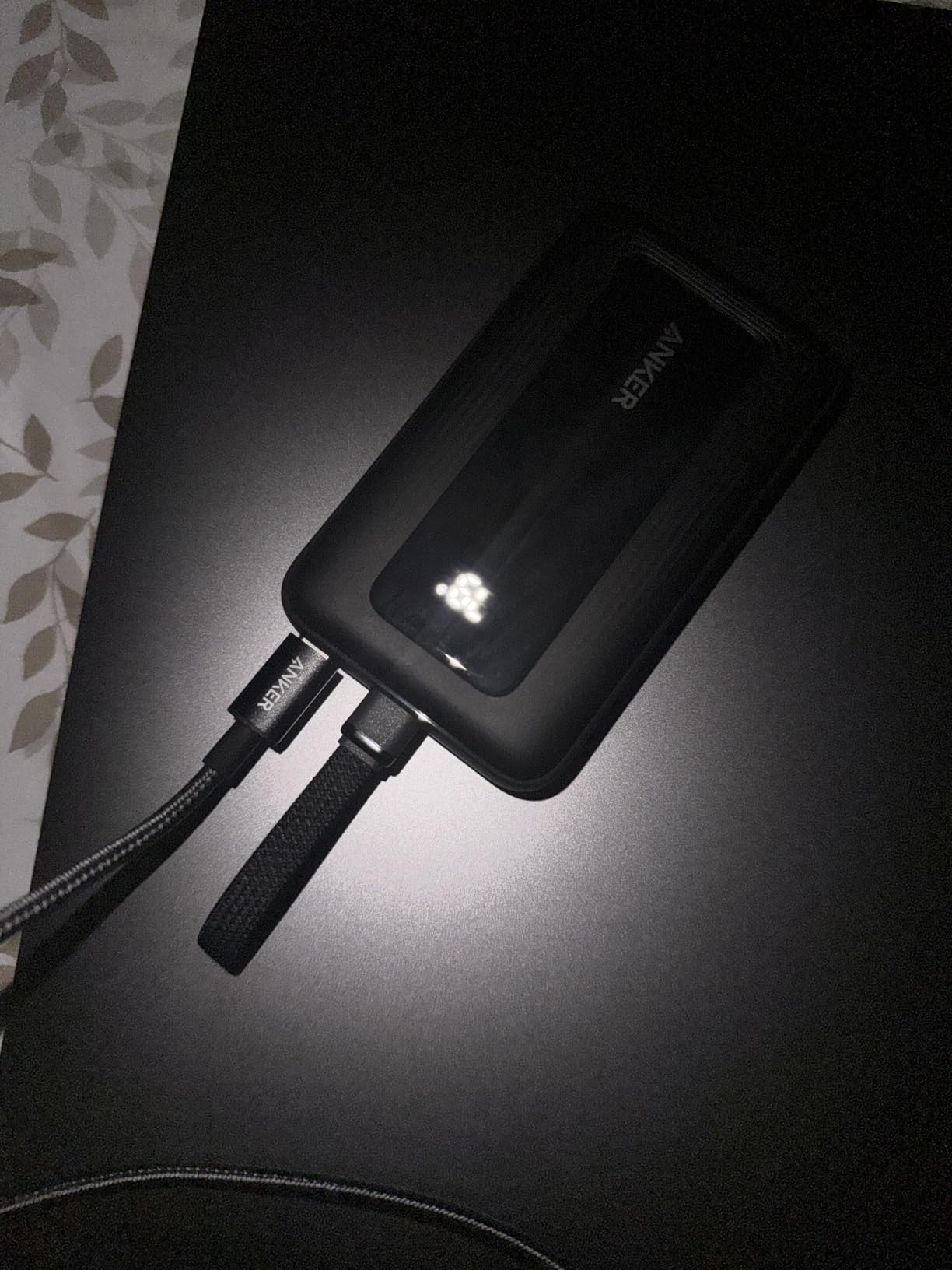 Anker Power Bank,10,000mAh 30W with USB-C Travel Essential Portable Charger | 30W Portable Charger with USB-C Input and Output for iPhone 17 / 16, Galaxy, and More (Black) customer photo 2