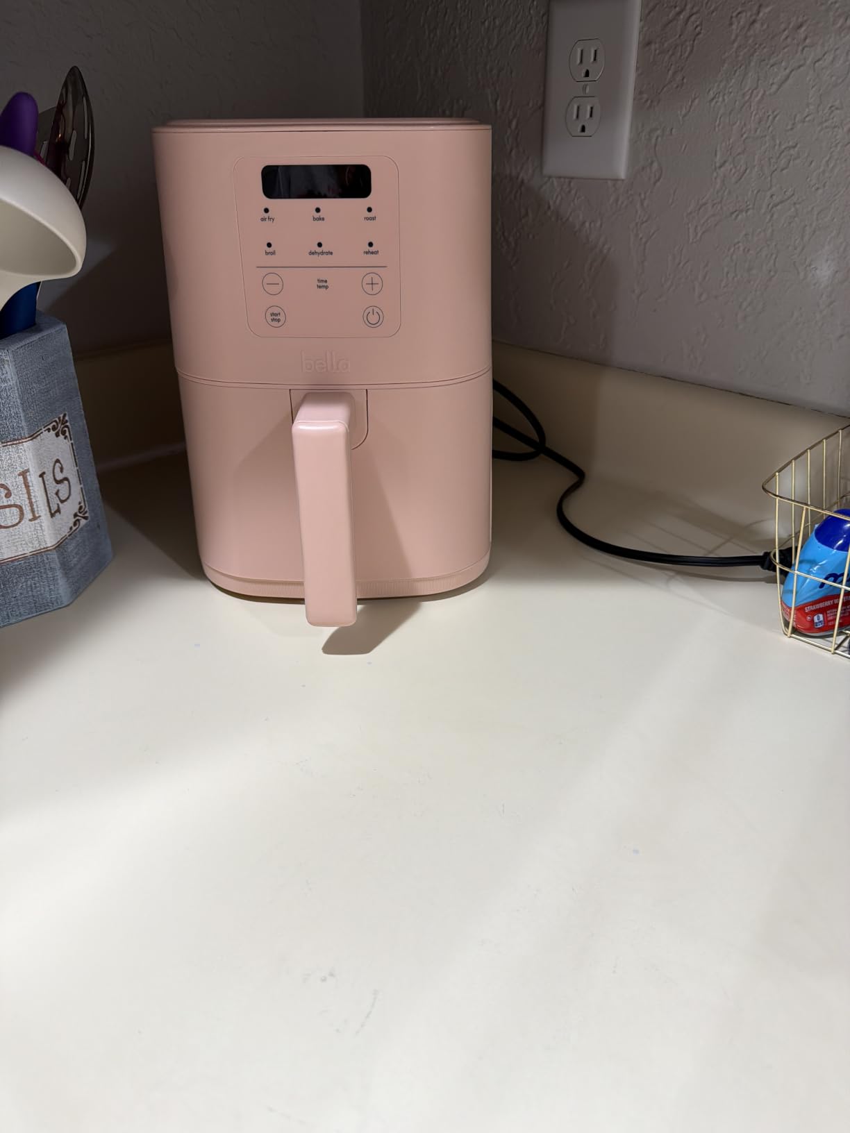 bella Fits-anywhere Slim 4qt Air Fryer, Non-Toxic Ceramic Coating, Surf customer photo 2