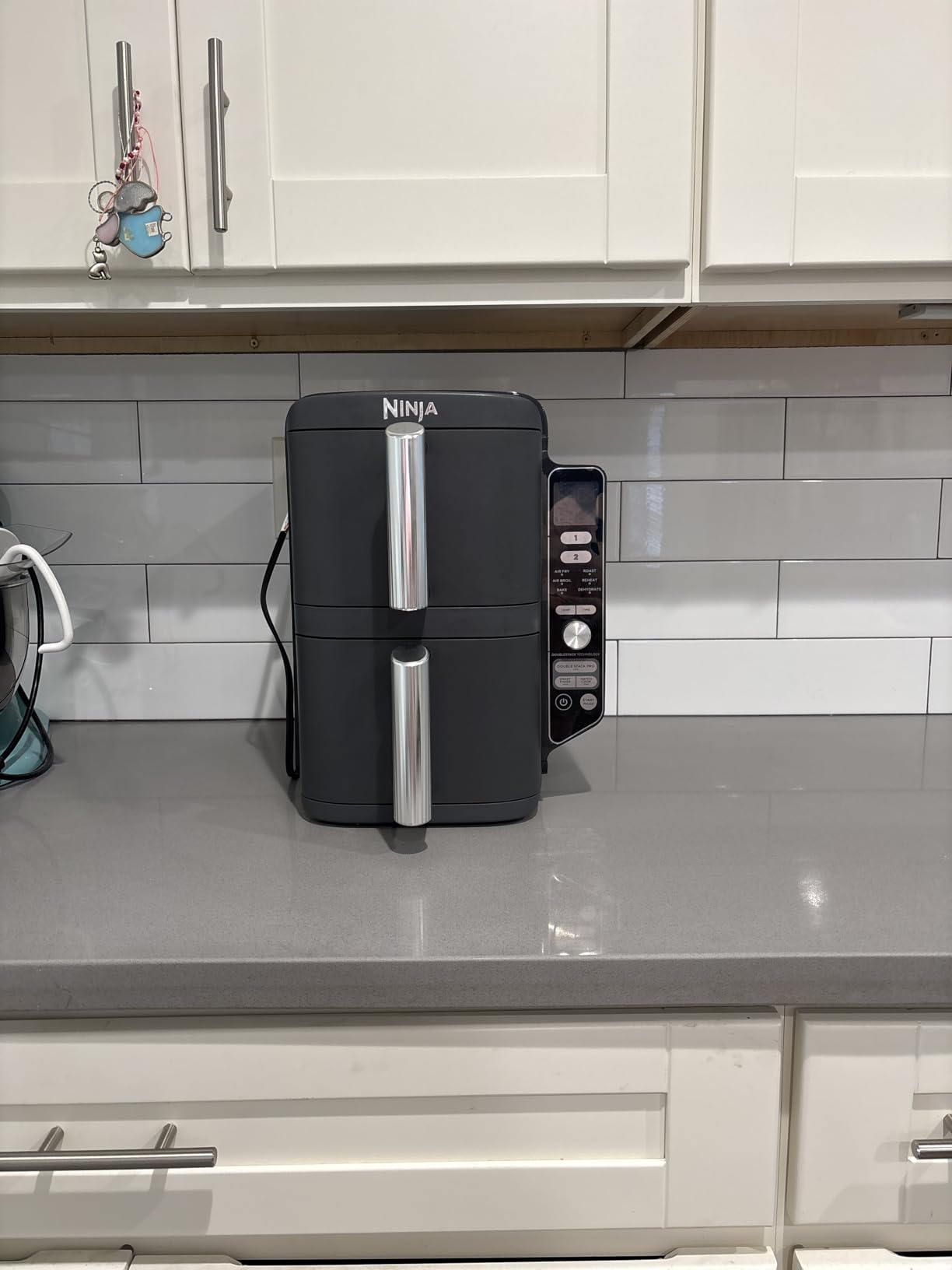 Ninja Air Fryer DoubleStack XL, 10 Qt, 6-in-1, Deep Grey, SL401 | Air fry, broil, roast, bake, reheat, dehydrate, Cooks 4 foods at once, Fits 5 lb chicken customer photo 2