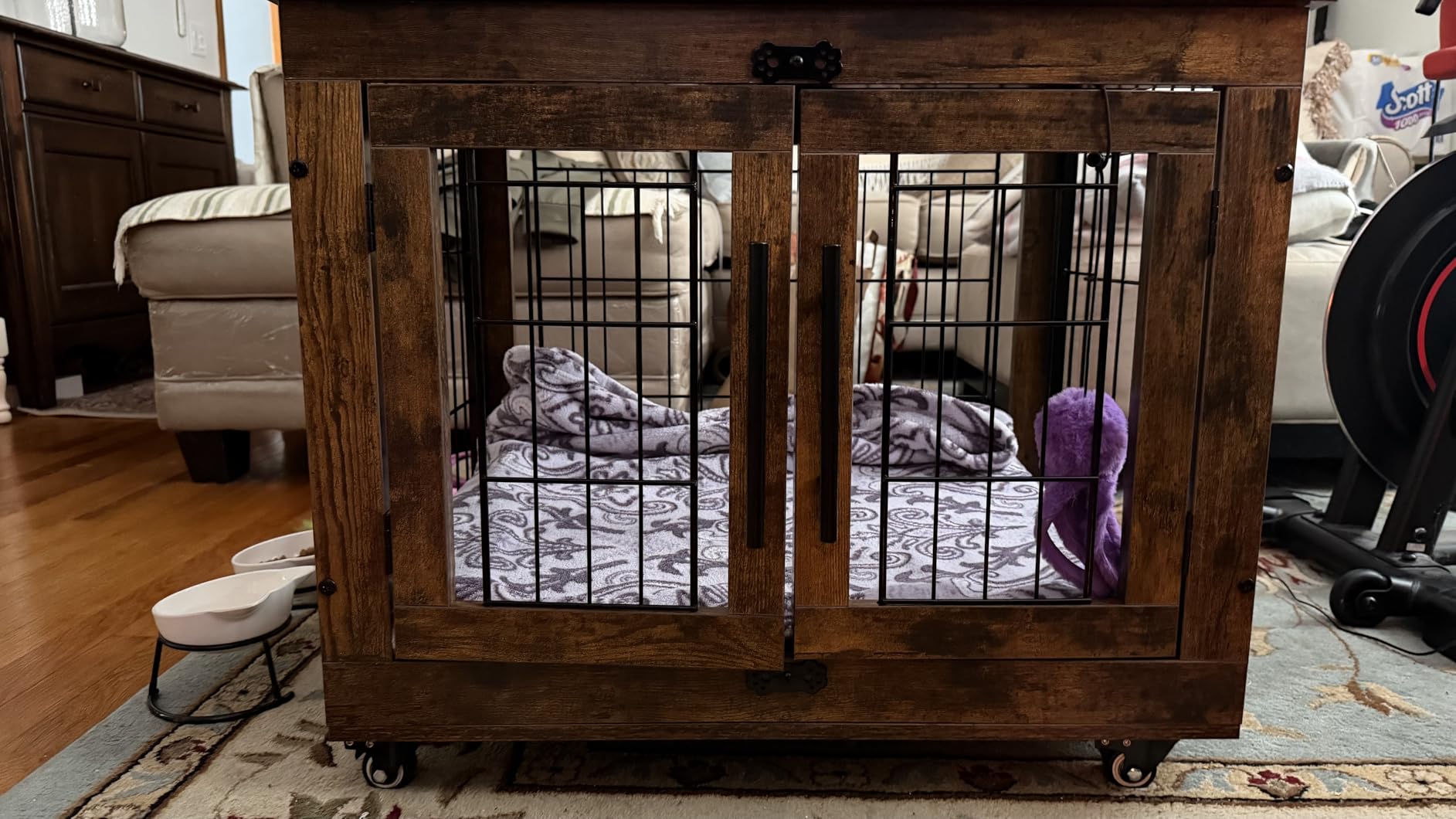 YaFiti Dog Crate Furniture, 32.5