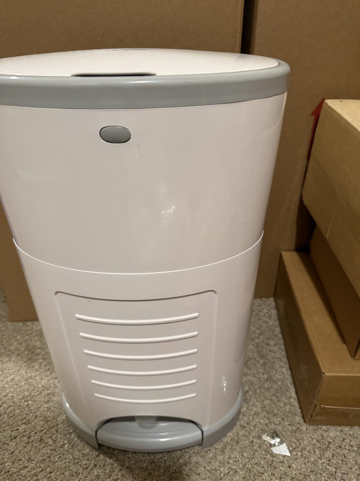 Diaper Dekor EKO Classic Diaper Pail, White | Eco-Friendly 70% Recycled Materials customer photo 1