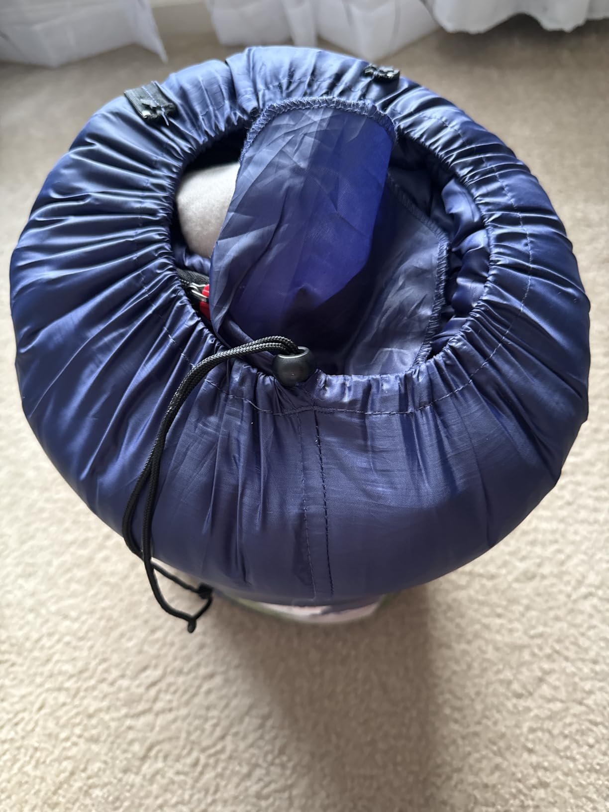 Coleman Brazos Adult Sleeping Bag, Cool Weather, 30°F, No-Snag Zipper | Stay warm in temperatures as low as 30°F, machine washable, includes stuff sack, great for camping, traveling, etc, PFAS free customer photo 2