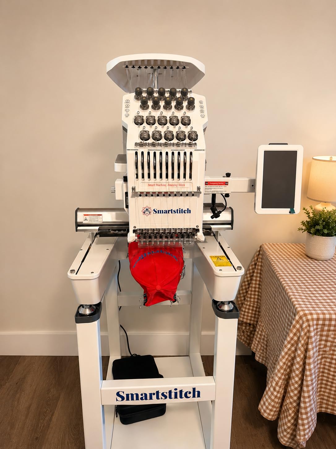 Smartstitch S-1001 Upgraded Embroidery Machine with 10 Needles, 1200SPM Max Speed customer photo 1