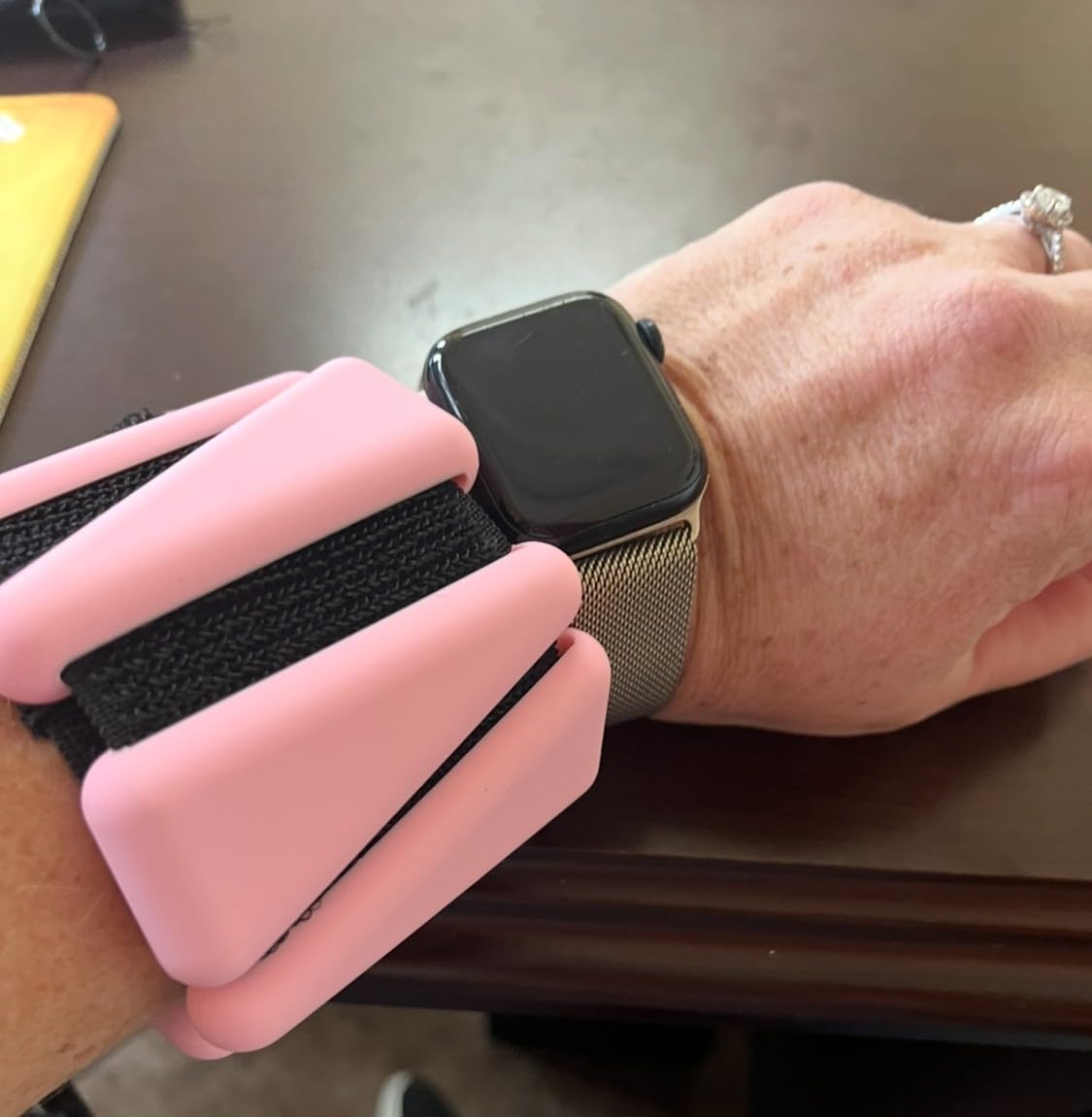 Wrist Ankle Weight for Women, Adjustable Silicone Weight Set of 2 | Wearable arm leg weight for Pilates, walking, yoga, barre, Strength Training at Gym & Home, Carry bag customer photo 2