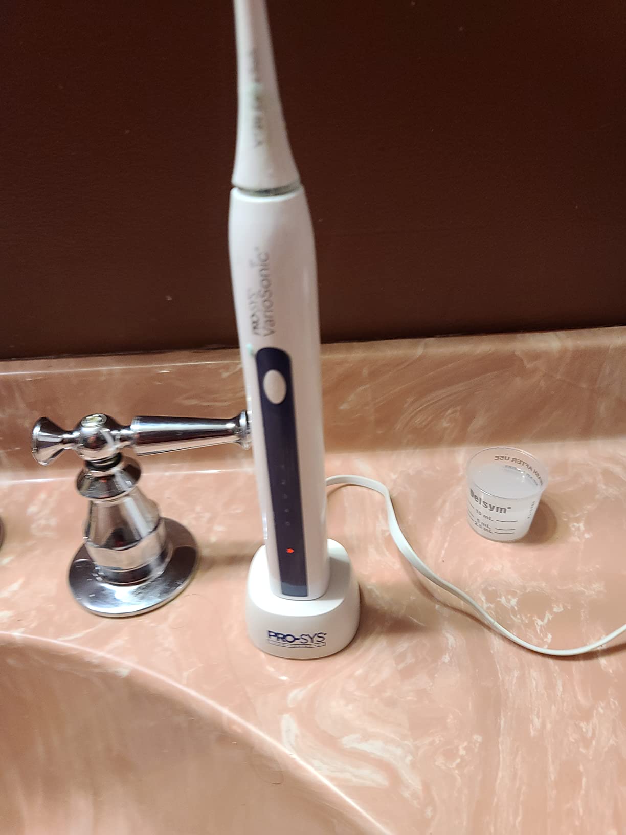 PRO-SYS VarioSonic Plus+ Sensitive Kit Professional Electric Toothbrush for Sensitive Teeth, Rechargeable with Pressure Sensor and Timer, Customizable Intensity Powered Toothbrush with Travel Case customer photo 2