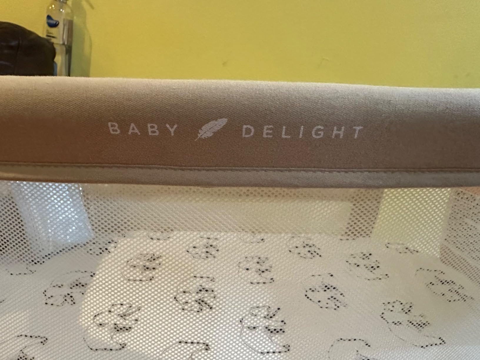 Baby Delight Beside Me Serenity Bassinet | Lightweight Bedside Sleeper & Baby Bassinet | 7-Position Height Adjustment | 100% GOTS Certified Organic Cotton Fabric | Organic Oat customer photo 1