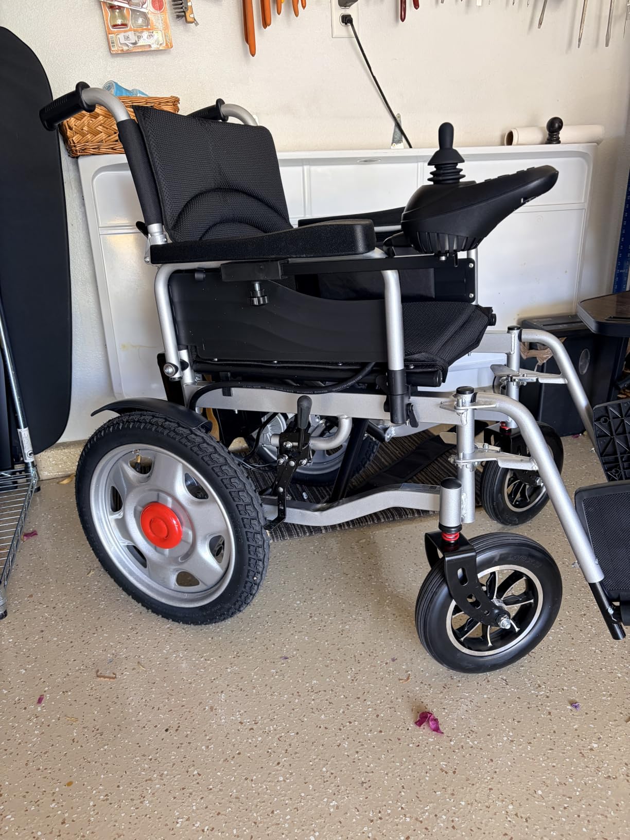 400LB Capacity Heavy-Duty Electric Wheelchair for Adults, Seniors | 20 inch Extra Wide Seat, 500w Dual Motors, FSA&HSA Eligible, 15 Miles Long Travel Range, Foldable, All Terrain, Indoor&Outdoor Use customer photo 2
