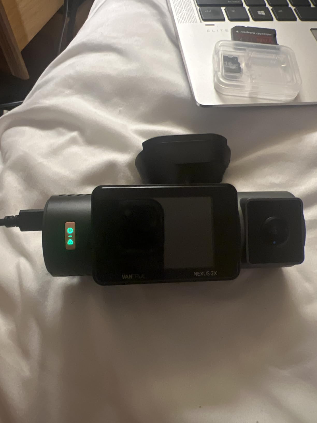 Vantrue N2X 2.7K Dash Cam Front and Inside, STARVIS 2 PlatePix Car Camera, IMX675 Sensor, HDR+IR Night Vision, F/1.8 Aperture, 5G WiFi & GPS, 60fps, App/Voice Control, 24/7 Parking Mode customer photo 2