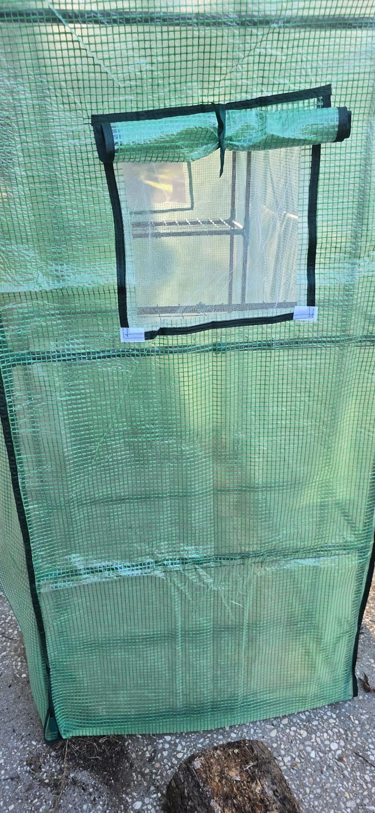 Greengro Greenhouse, 28 x 57 x 76'' Walk in Greenhouses for Outdoors Indoor | Small Plant Green House with Screen Windows, 3 Tiers 4 Shelves, Durable PE Cover, Portable for Outside Garden Patio Backyard customer photo 1