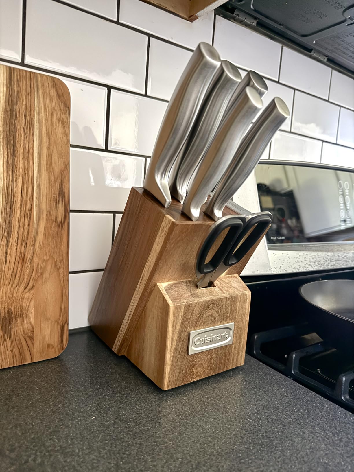 Cuisinart 7 Pc Stainless Steel Essentials Cutlery Block Set with Built in Sharpener customer photo 1