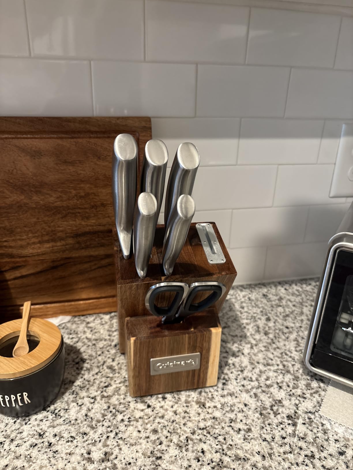 Cuisinart 7 Pc Stainless Steel Essentials Cutlery Block Set with Built in Sharpener customer photo 2