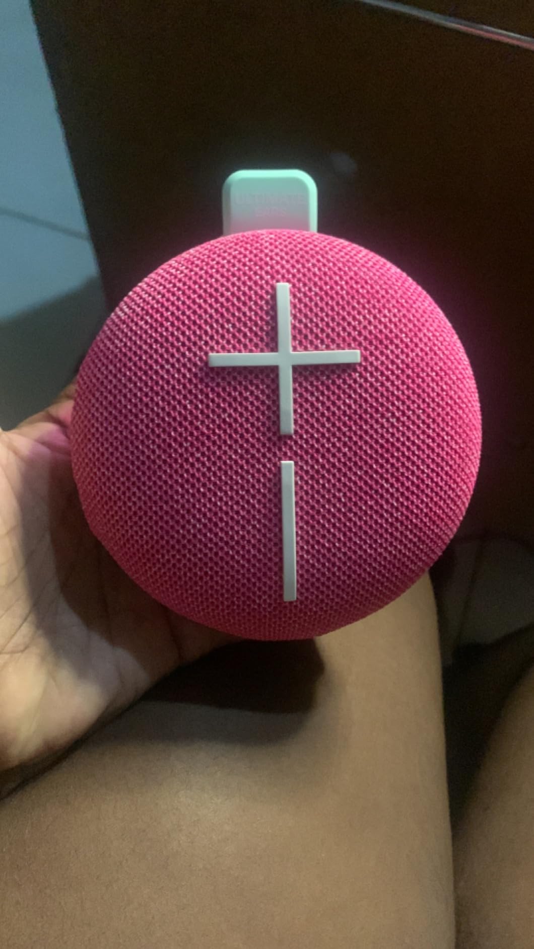 Ultimate Ears MINIROLL Waterproof Bluetooth Speaker - Majestic Blue, Ultra-portable, balanced bass, IP67 dustproof, 131 ft range customer photo 2