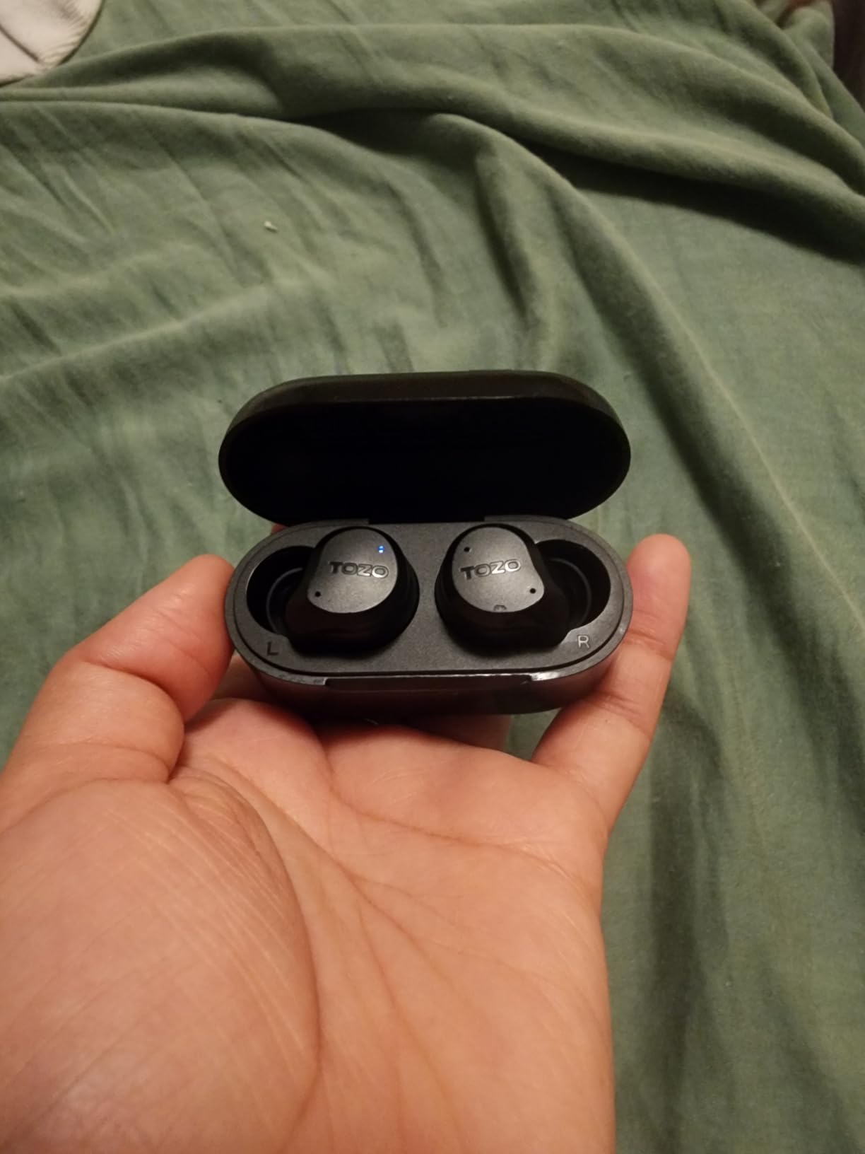 TOZO NC9 Hybrid Active Noise Cancelling Wireless Earbuds, 60H, LED Display | 6 Mic ENC Clear Calls, Deep Bass Sound, IPX8, in Ear Bluetooth 5.3 Headphones,32 EQs via APP, Comfort Fit Ear Buds, Black customer photo 2