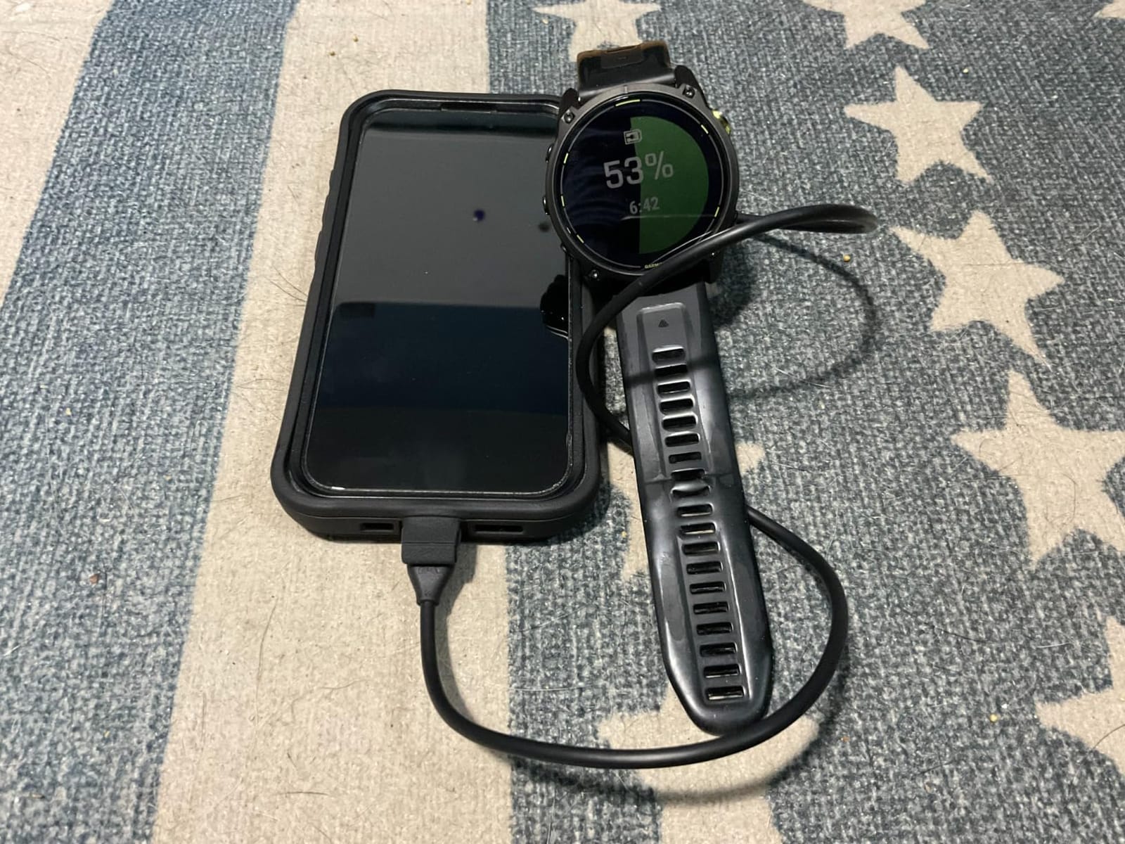 Garmin Enduro™ 3, Solar, 51 mm, Sapphire, Black UltraFit Nylon Strap | Ultraperformance GPS Smartwatch, Solar Charging, Advanced Training Metrics & Maps, Round-Trip Routing, Built-In Flashlight customer photo 2