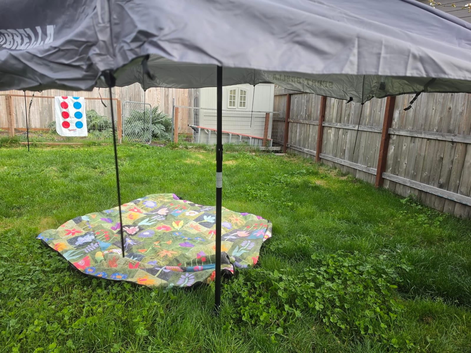 Sport-Brella Premiere UPF 50+ Umbrella Shelter with Patented Side Panels and Tilt Mechanism, Heavy-Duty 1.25 Inch Center Pole, Auger Anchor for Sand and Grass customer photo 1