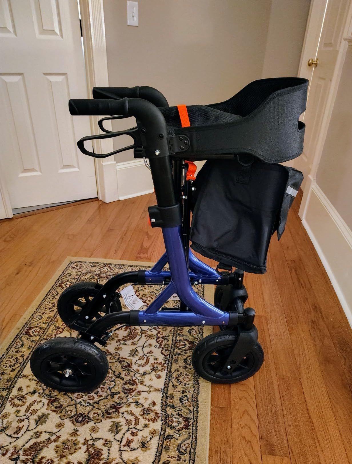 Walkers for Seniors, MAXWALK Foldable Rollator with Seat, Height Adjustable | 10