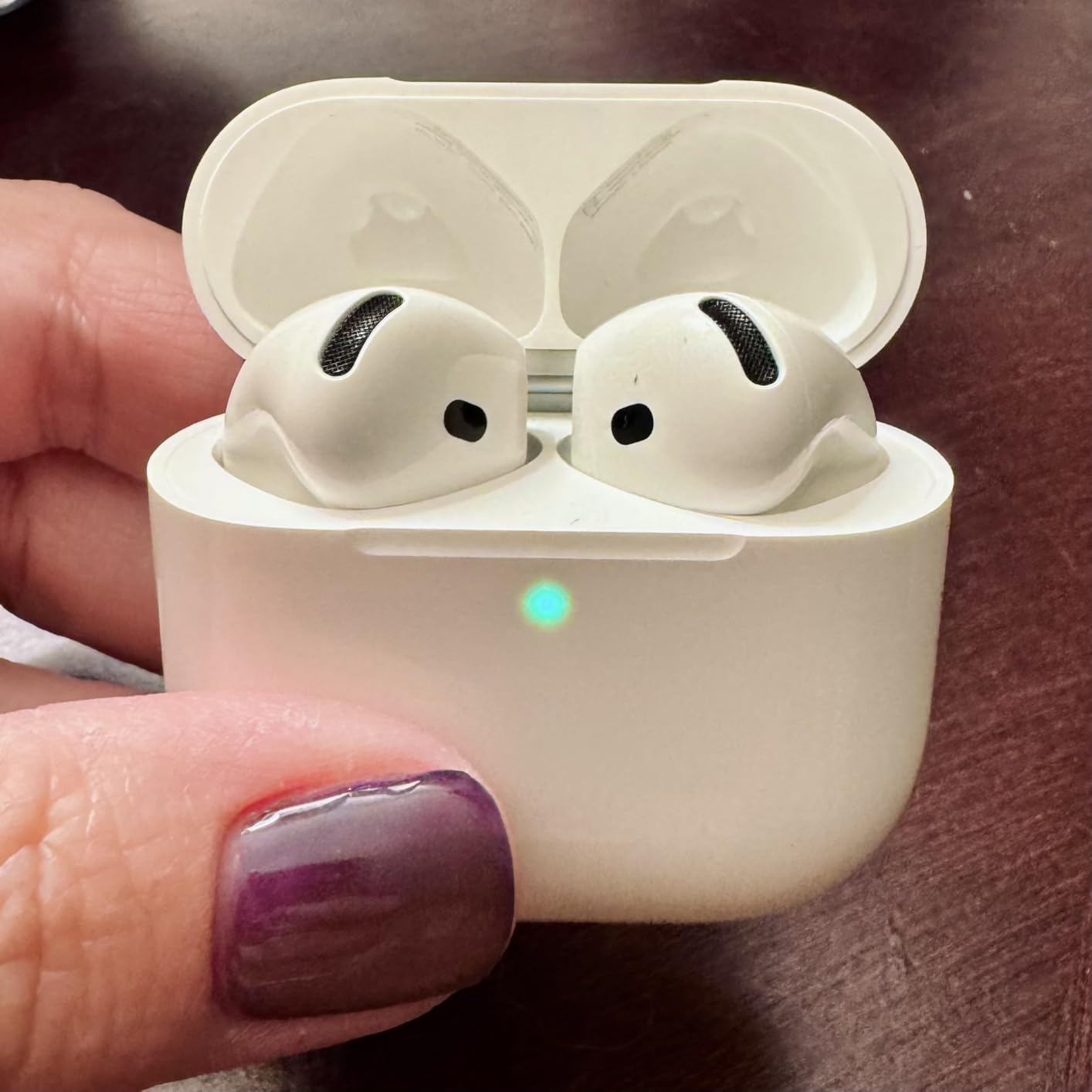 Apple AirPods 4 Wireless Earbuds with Active Noise Cancellation | Bluetooth Headphones, Transparency Mode, Personalized Spatial Audio, USB-C Charging Case, Wireless Charging, H2 Chip customer photo 2