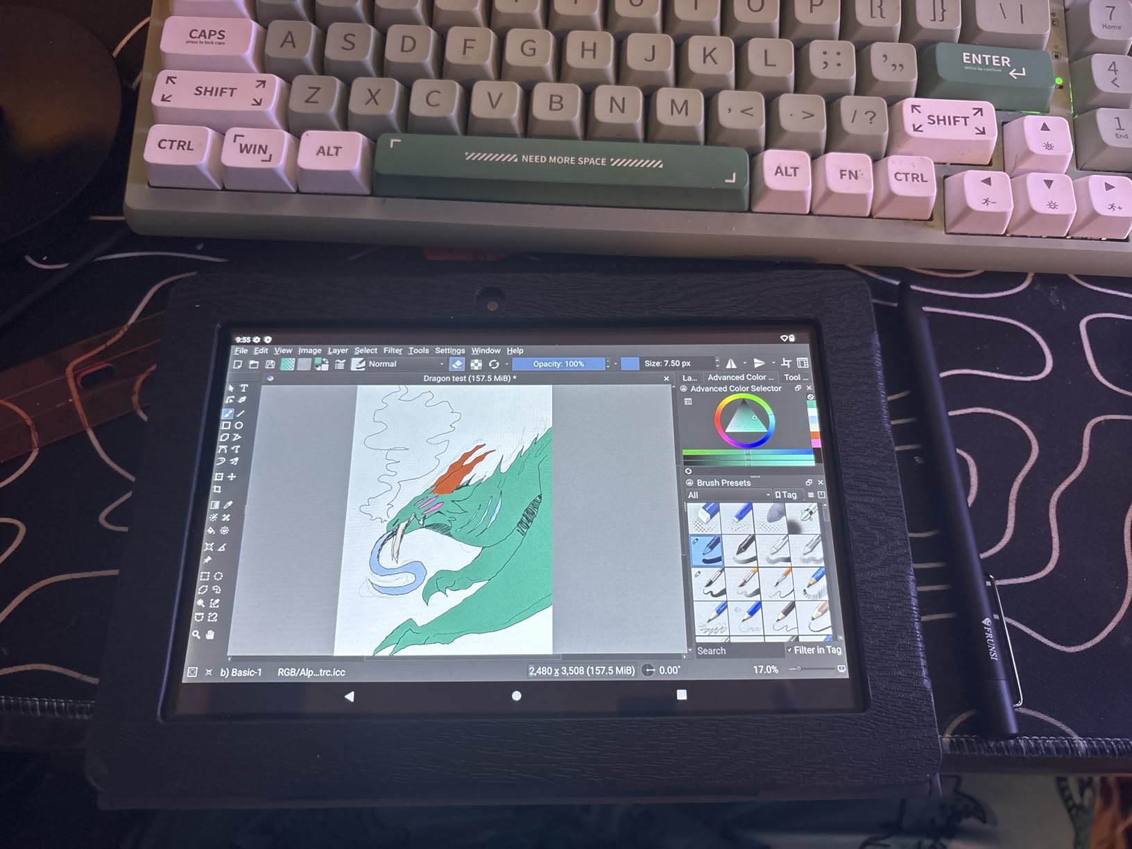 T8 Standalone Drawing Tablet 8inch, No Computer Needed, Octa-Core CPU, Pre-Installed Drawing Apps & Tutorials for Beginners customer photo 1
